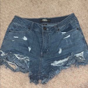 Blue jean shorts!!